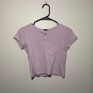 Brandy Melville lavender tee size OS